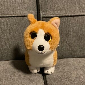 🐾Ty Beanie Baby Boos - Coiln the 6" Pembroke Welsh Corgi Dog Plush 🐾